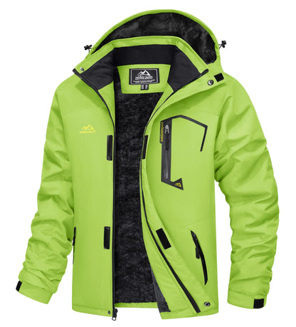 Cavva Men Water Resistant Fleece Lined Winter Ski Jacket