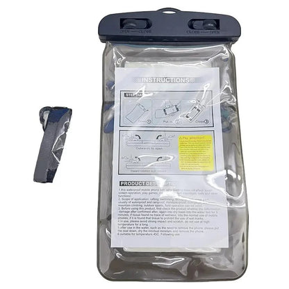 Universal IPX8 Waterproof Phone Pouch with Adjustable Strap for Swimming