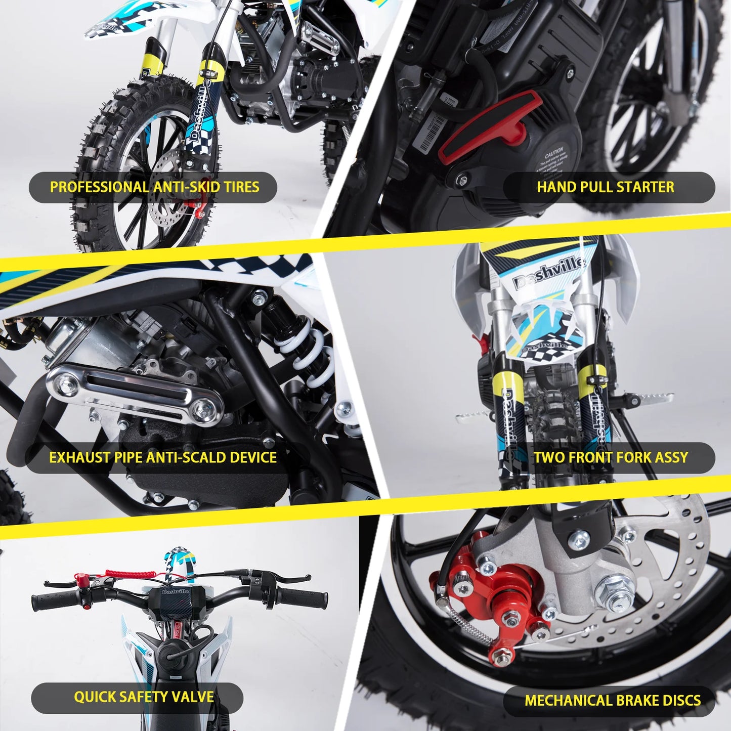 Gas Dirt Bike For Kids 4 Stroke Off Road Motocross Pit Bike