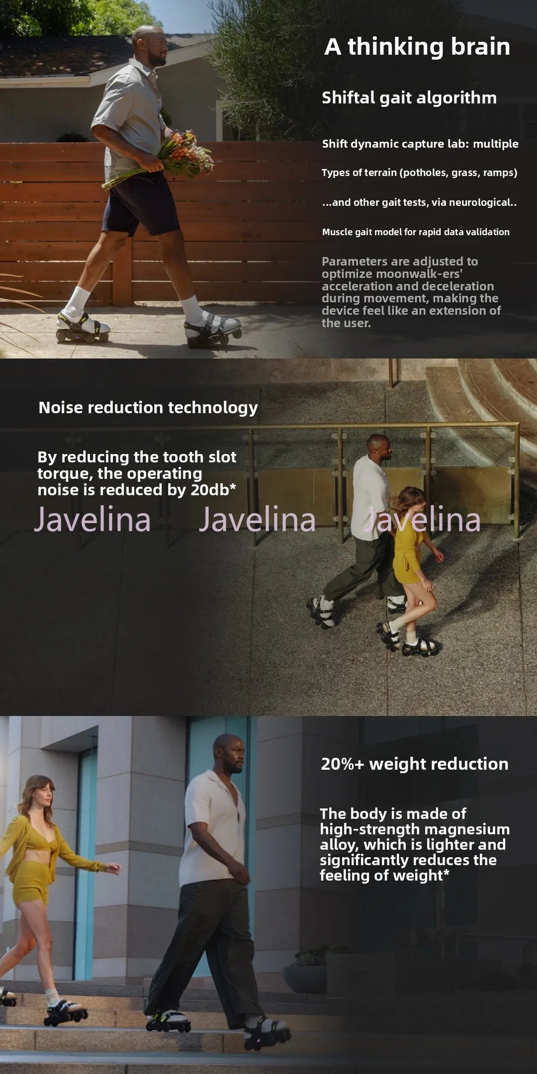 AI Gait Algorithm Electric Roller Skating Shoes Exoskeleton
