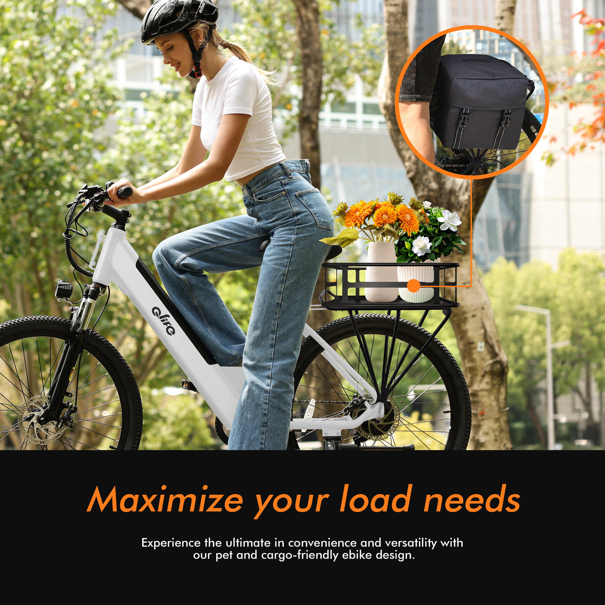 Qlife Cityone St Step Through Electric Bike Seven Speed Commuter