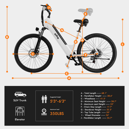 Qlife Cityone St Step Through Electric Bike Seven Speed Commuter