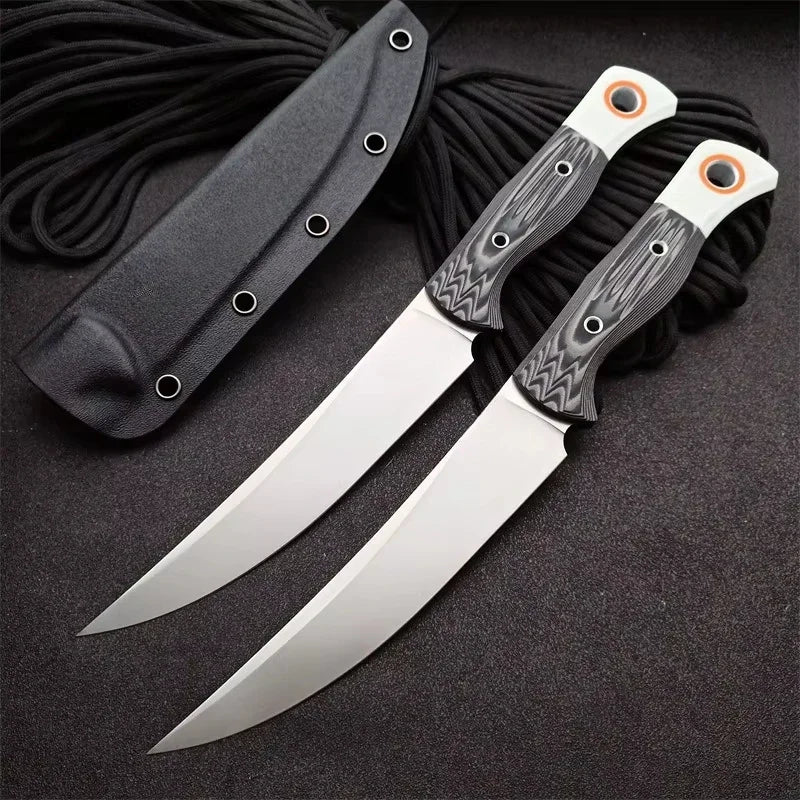BM 15500-1 Meatcrafter Durable D2 Steel Blade High-Strength Large Straight Knife  Outdoor Camping Survival Knife Hunting Tool
