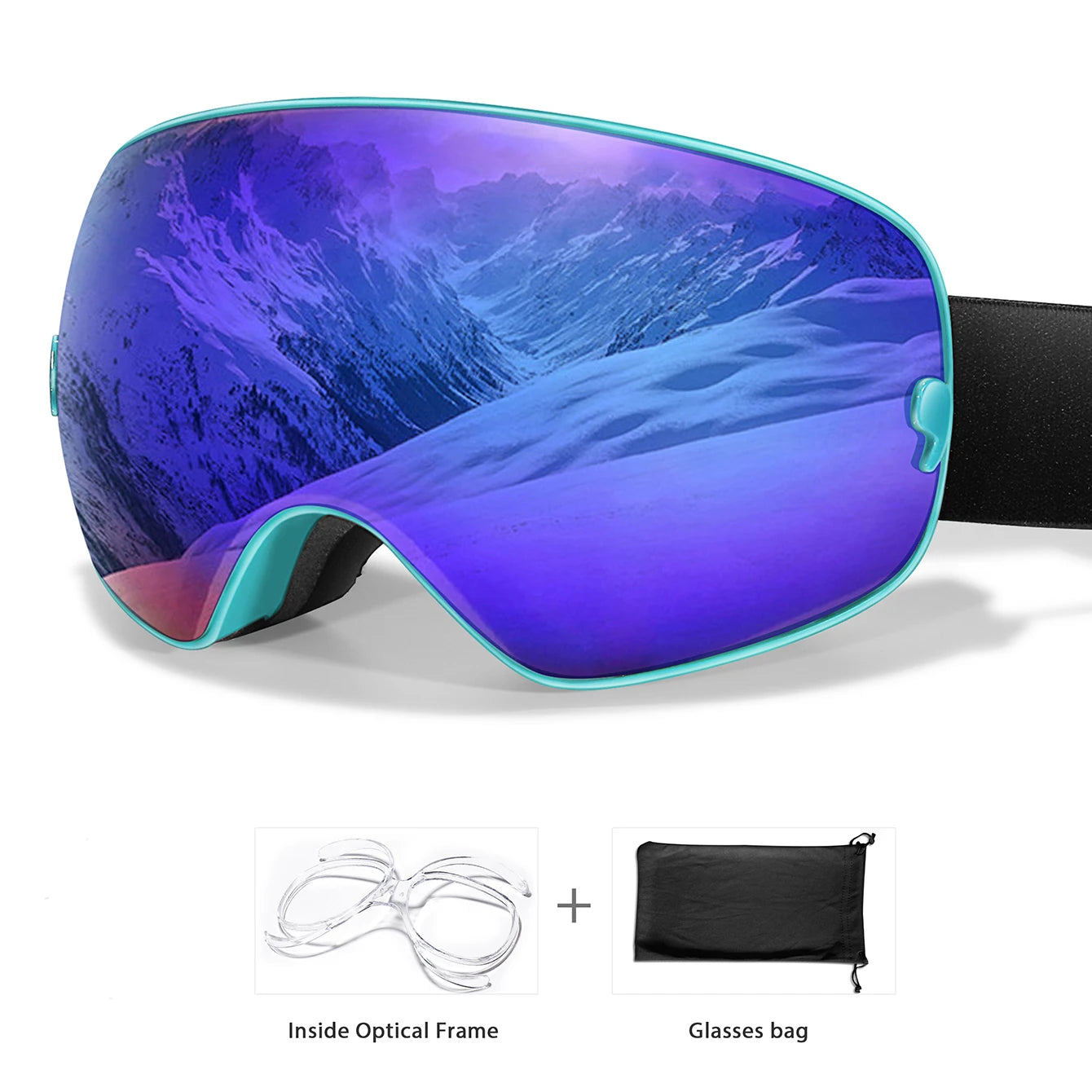 Ski Goggles Anti Fog UV400 Winter Sports Gear For Men Women