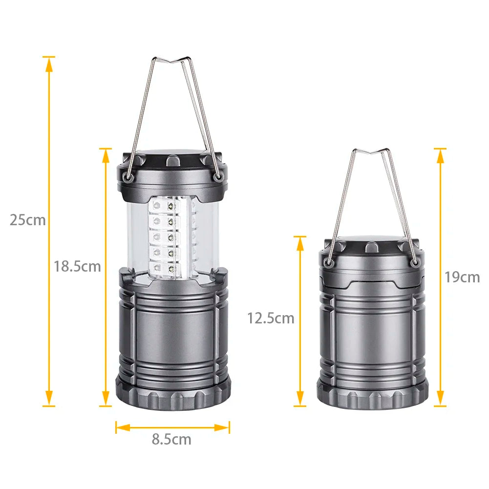Htomaza 30 LED Tent Lantern Waterproof Camping Light Requires AAA