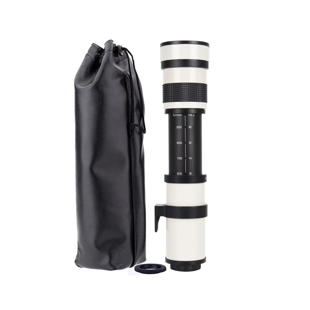 JINTU 420-800mm F/8.3 MF Telephoto Zoom Lens Kit for NIKON D90 D80 D7500 D7200 D7100 D5600 D5500 D5400 D5300 D5200 D5100 D3200
