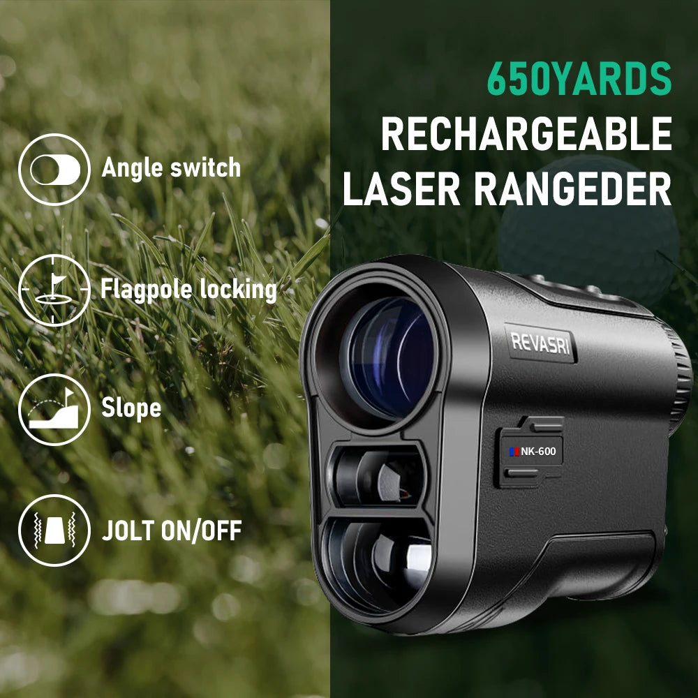 REVASRI Golf Rangefinder With Slope Switch And Flag Lock