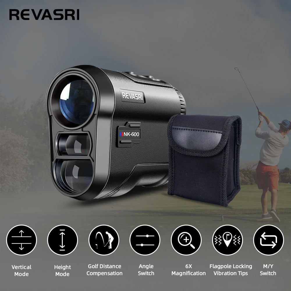 REVASRI Golf Laser Rangefinder With Slope And Flag Pole Lock