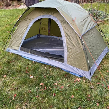 Night Cat Three To Four Person Waterproof Camping Tent With Rainfly Double Layer