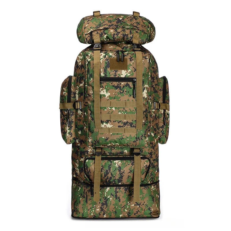 Waterproof Nylon Adjustable Hiking Backpack For Camping Travel Outdoors