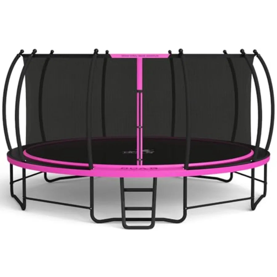 Outdoor Recreational Trampoline With Safety Enclosure ASTM Approved