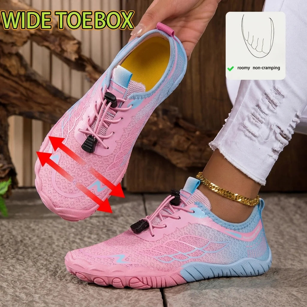 Womens Quick Dry Breathable Mesh Barefoot Water Shoes for Swimming