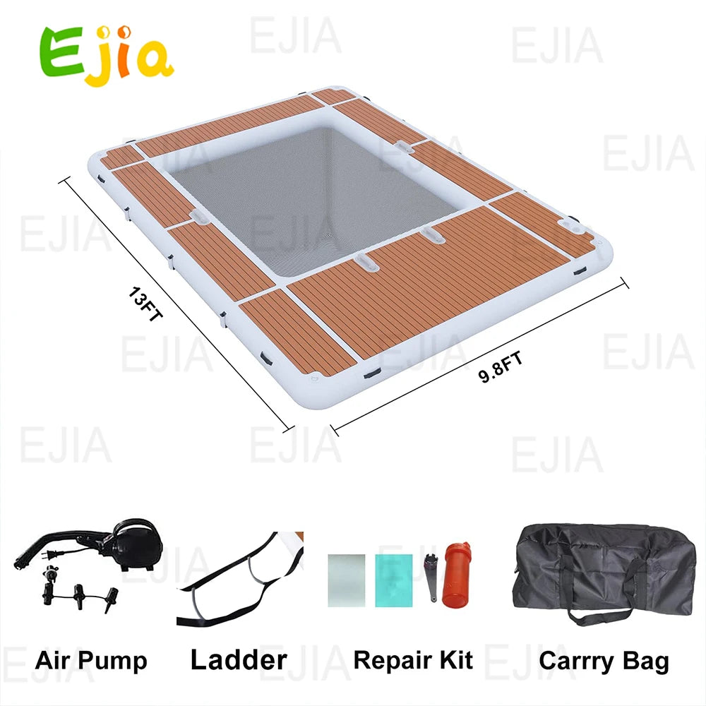 Inflatable Floating Dock Sea Pool Platform For Yacht And Lake