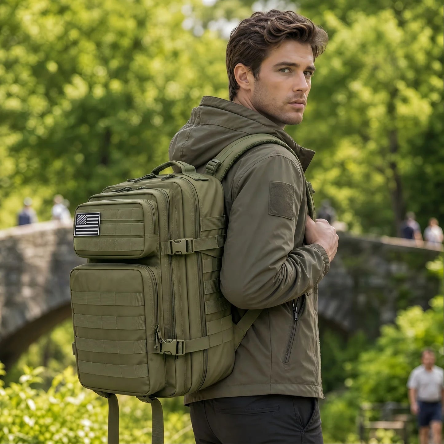 ReFire Gear Tactical Molle Backpack With Large Capacity And Pockets