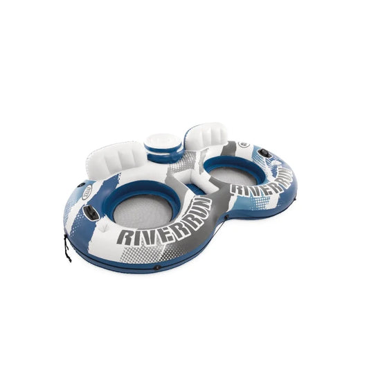 River Run Inflatable Water Tube with Cooler and Quick Connects