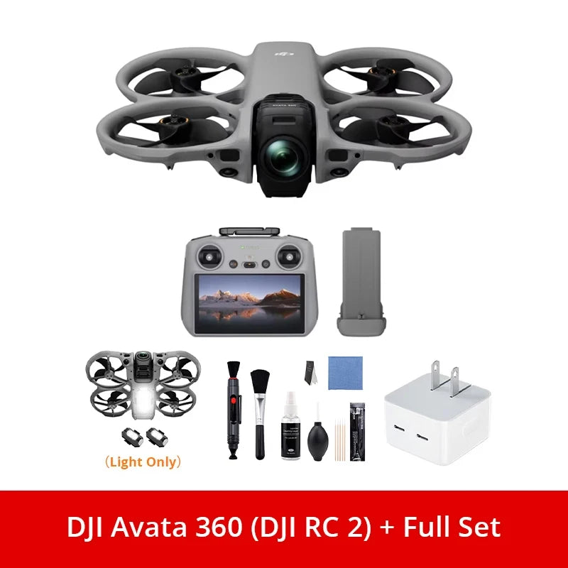 DJI Avata 360 Panoramic FPV Drone Featuring 8K HDR Camera