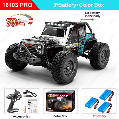 Teeggi 1:16 4WD RC Off-Road Cars & Monster Trucks with LED Lights