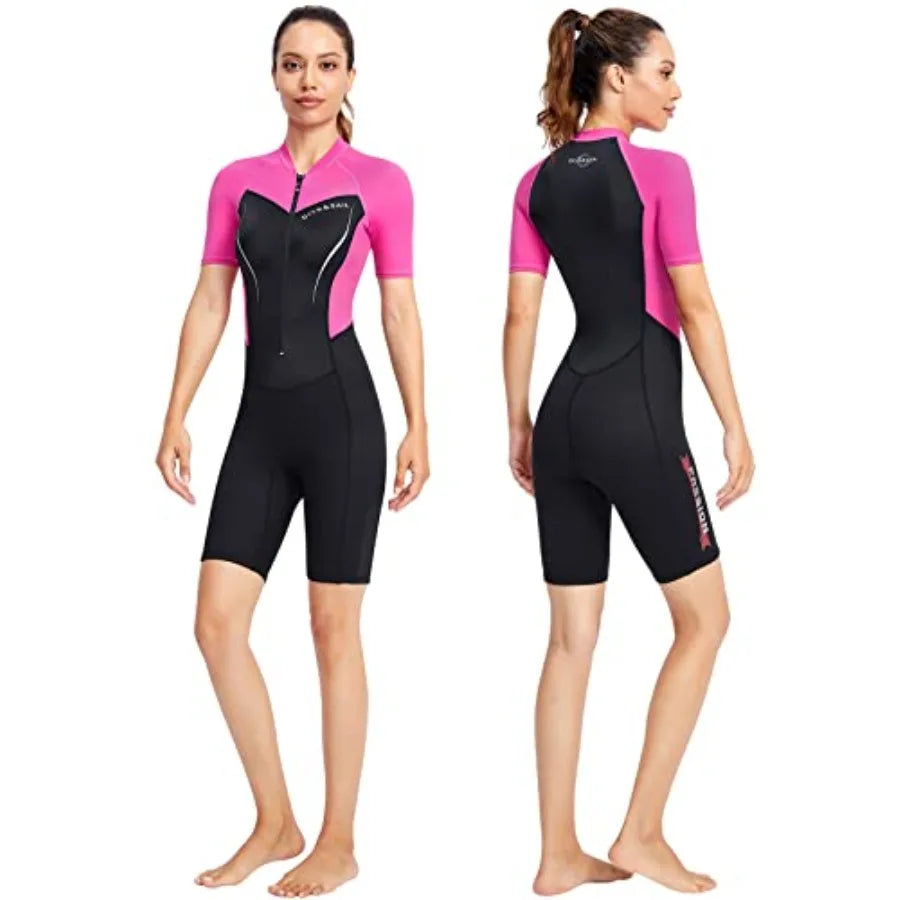 Men 1.5mm Neoprene Wetsuit Shorty For Water Sports