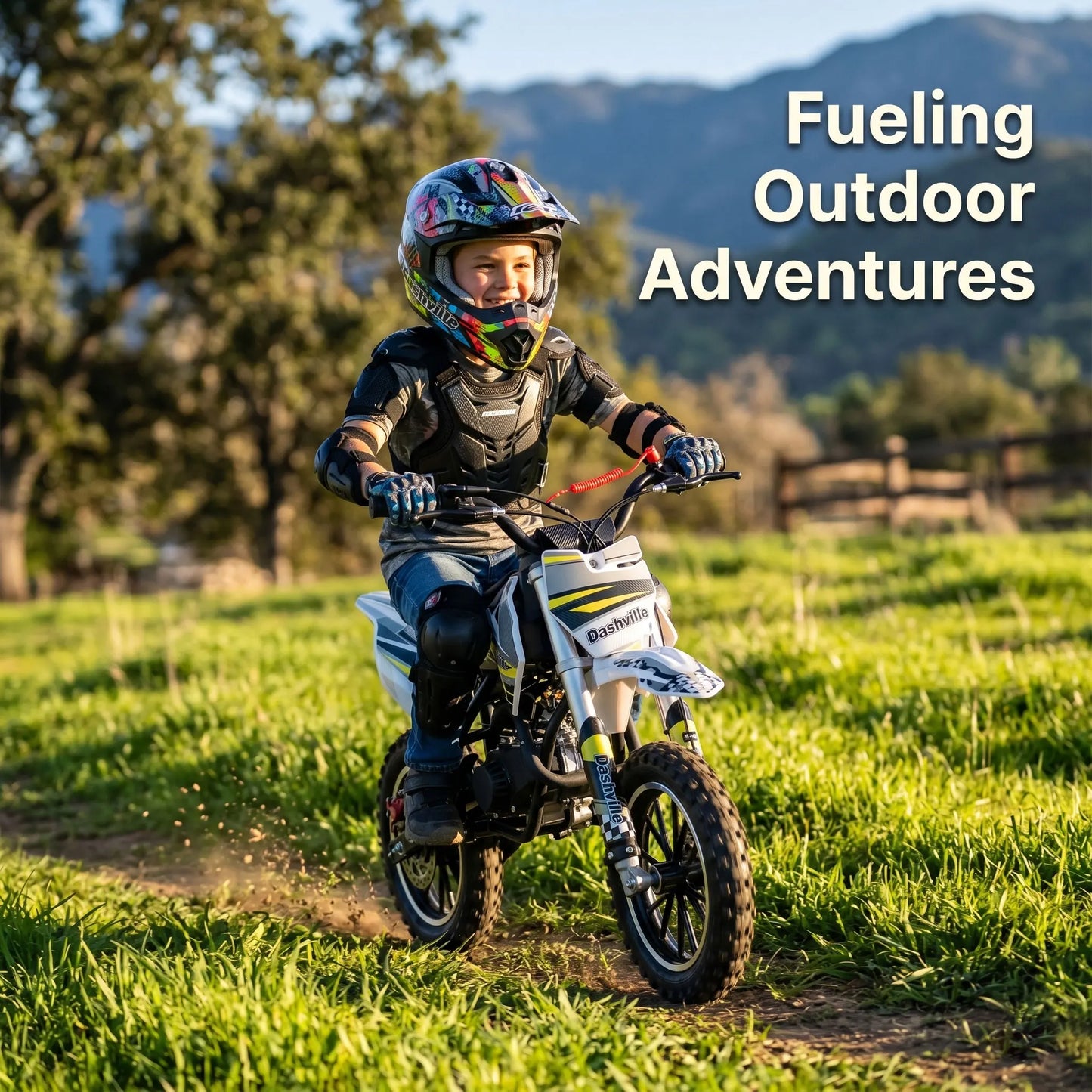 Gas Dirt Bike For Kids 4 Stroke Off Road Motocross Pit Bike