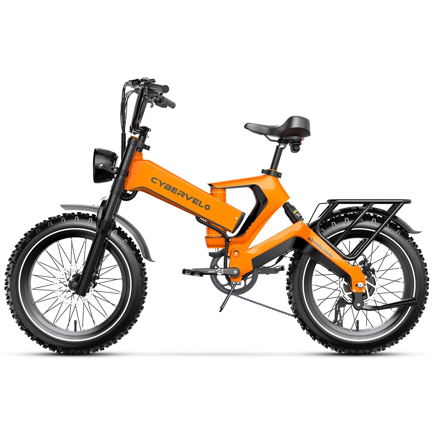 Cybervelo EK6 2000W Folding Electric Bike Dual Battery System