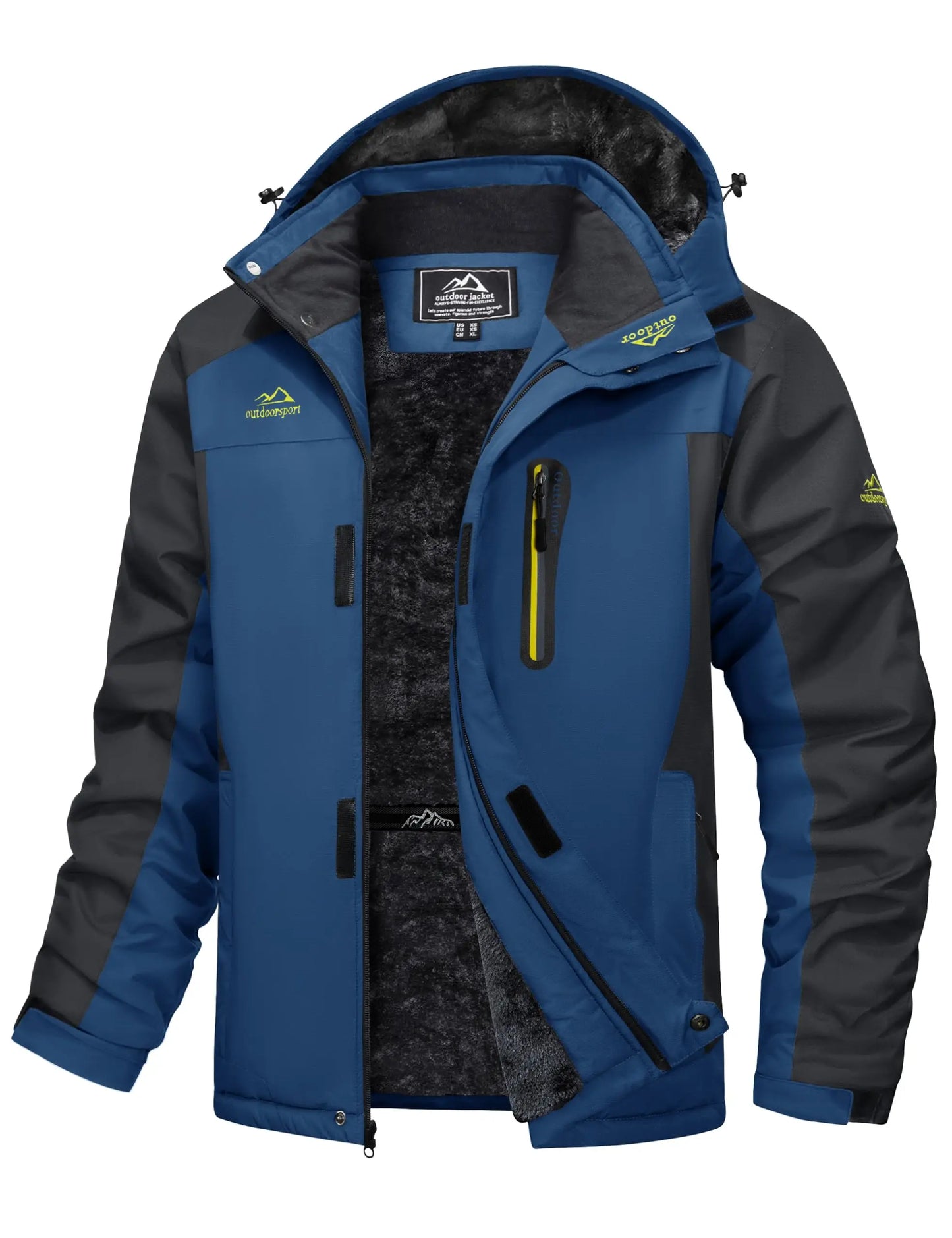 Cavva Men's Waterproof Fleece Lined Winter Parka Jacket