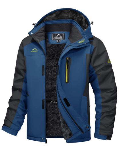Cavva Men's Waterproof Fleece Lined Winter Parka Jacket