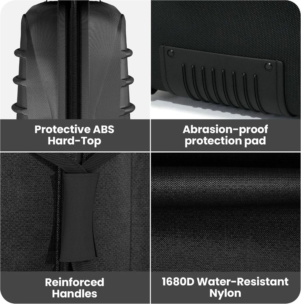 Hard Top Golf Travel Bag for Airlines with Wheels
