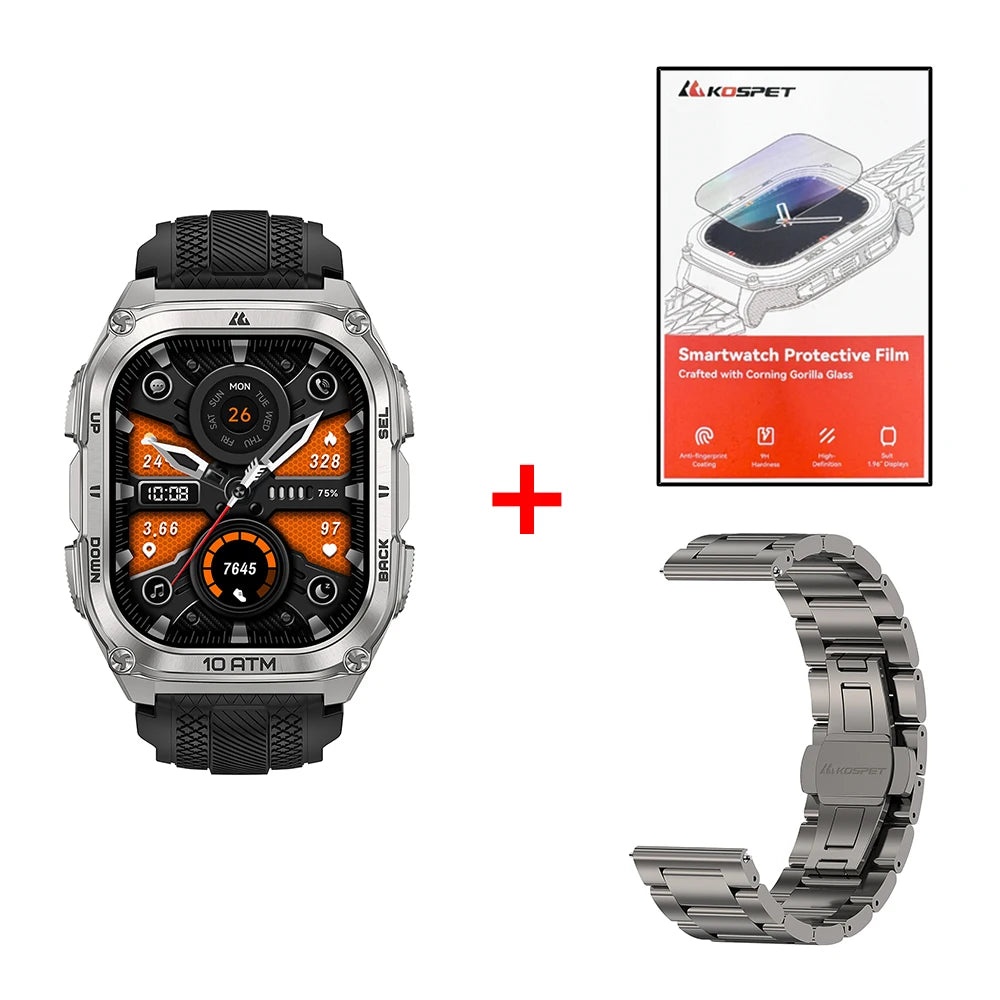 KOSPET Tank M4 Smart Watch GPS Offline Maps 10 ATM