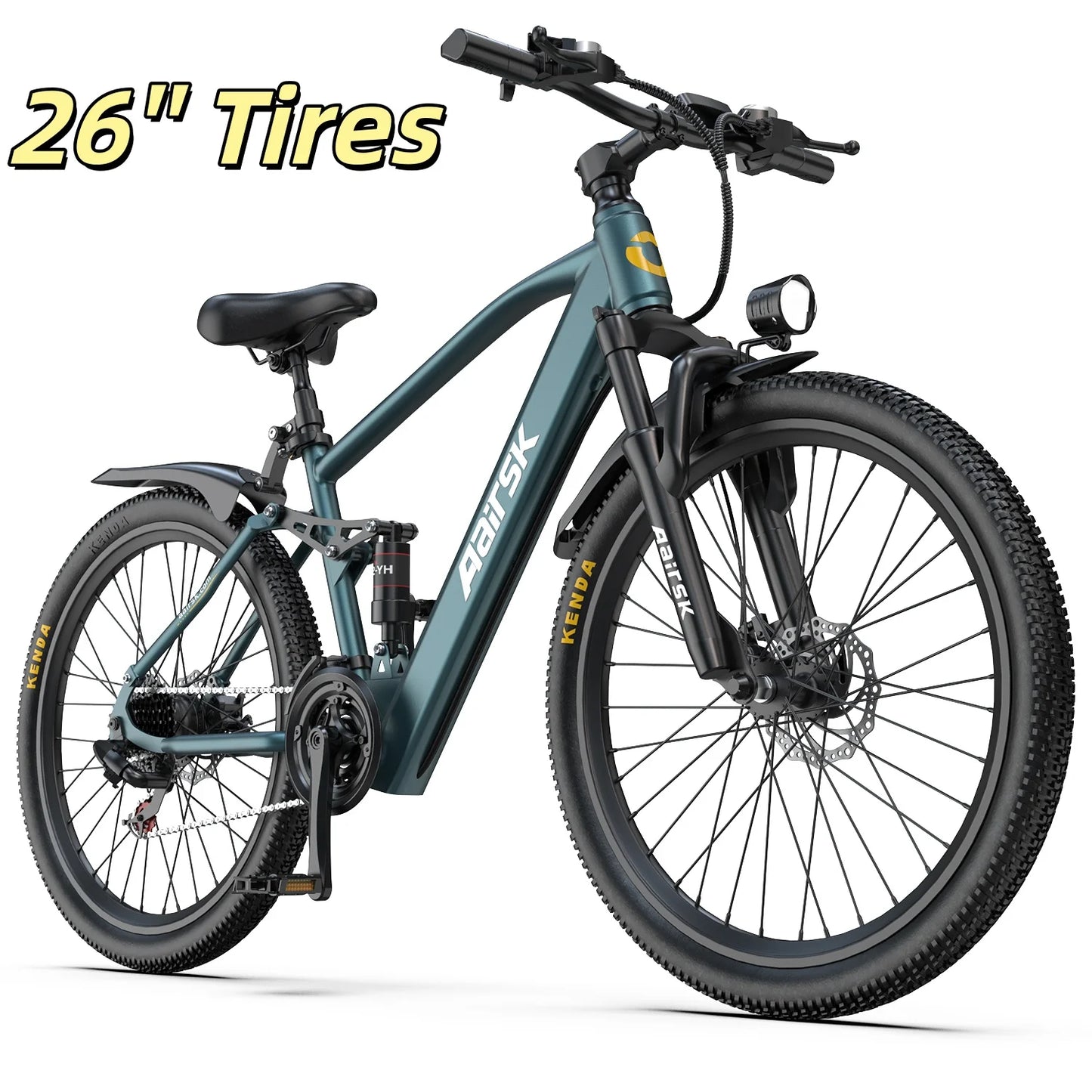 EOEOTWO Electric Mountain Bike 750W Peak With 36V Battery