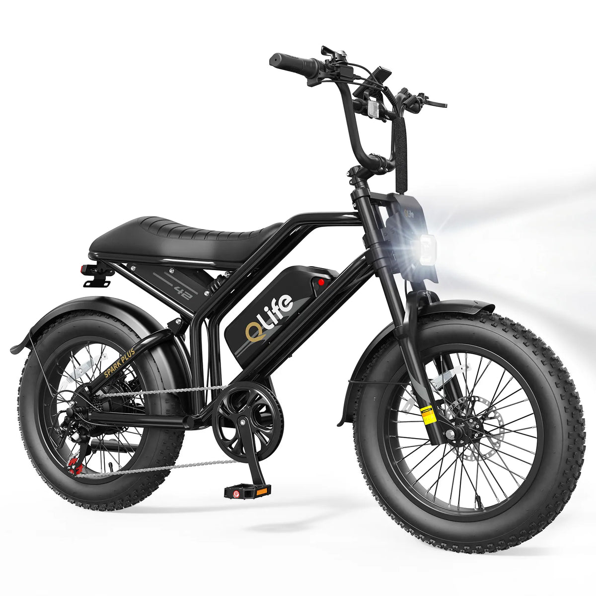 Qlife Spark Plus Full Suspension Fat Tire Electric Bike