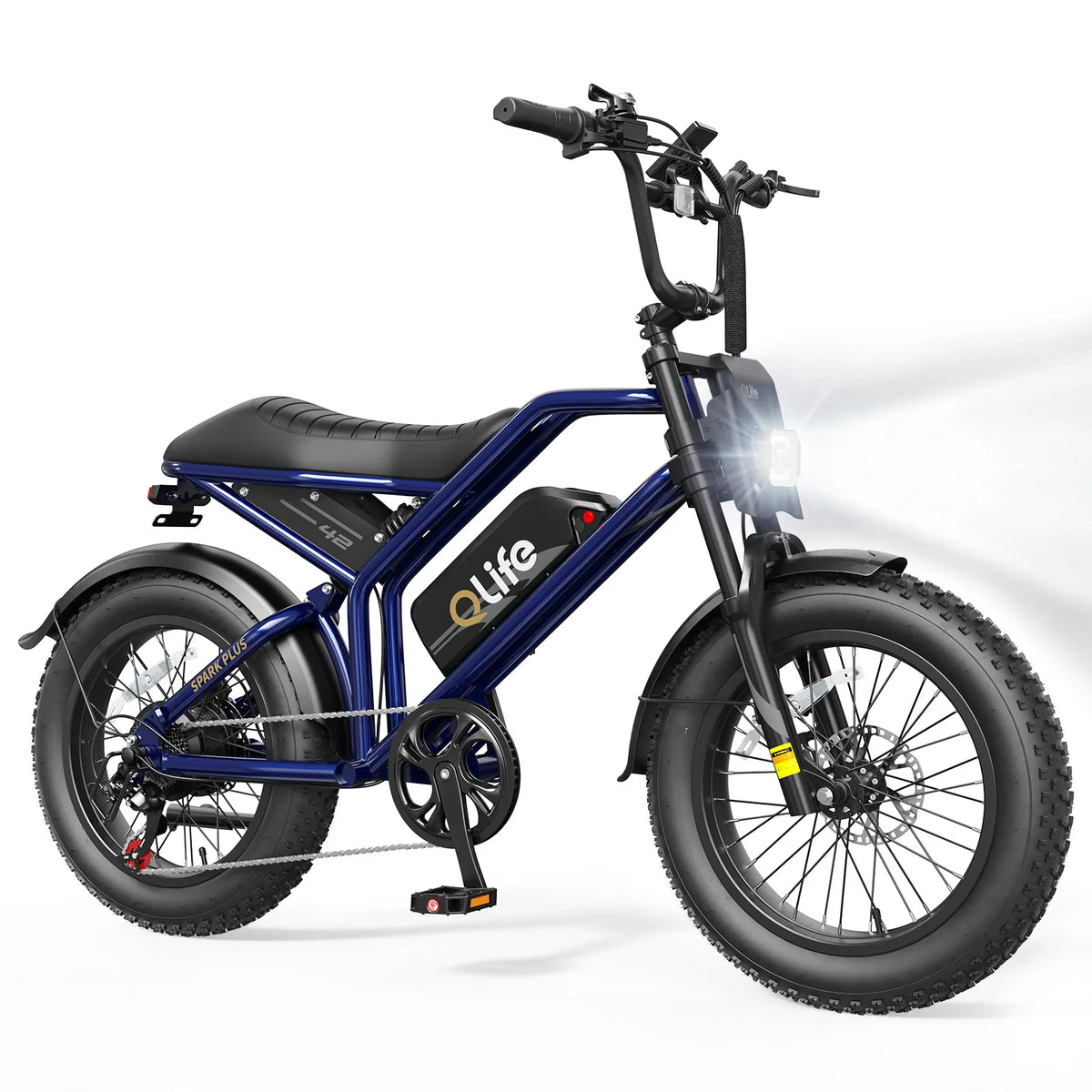 Qlife SPARK PLUS electric bike in Dark Blue