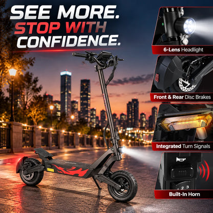 EOEOTWO GT05 Electric Scooter for Commuting and Daily Travel