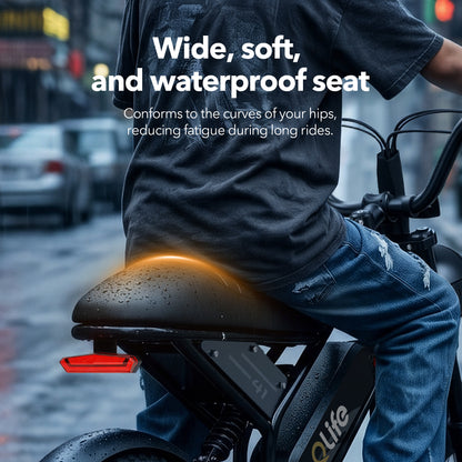 Qlife SPARK D1 EB41 Full-Suspension Fat Tire Electric Bike