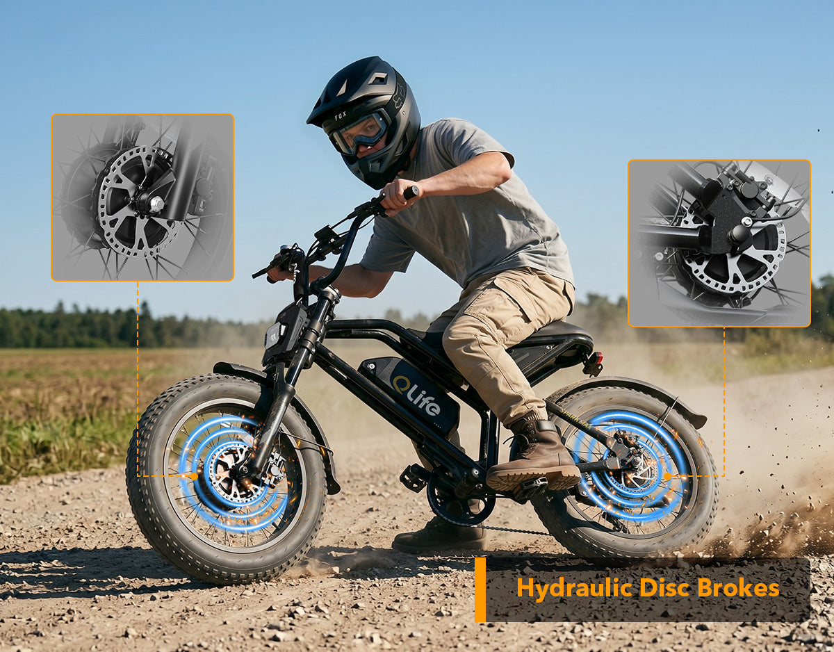 Qlife Spark Max Dual Motor Electric Fat Tire Mountain Bike