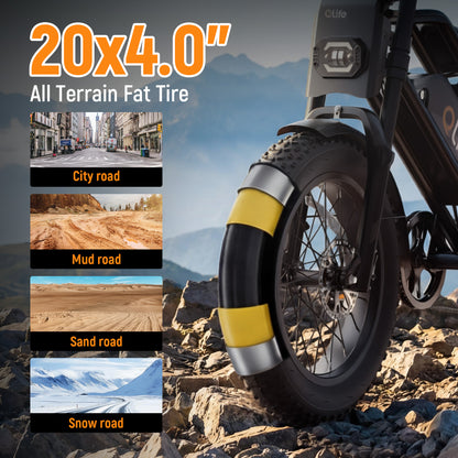 Qlife Spark Plus Full Suspension Fat Tire Electric Bike