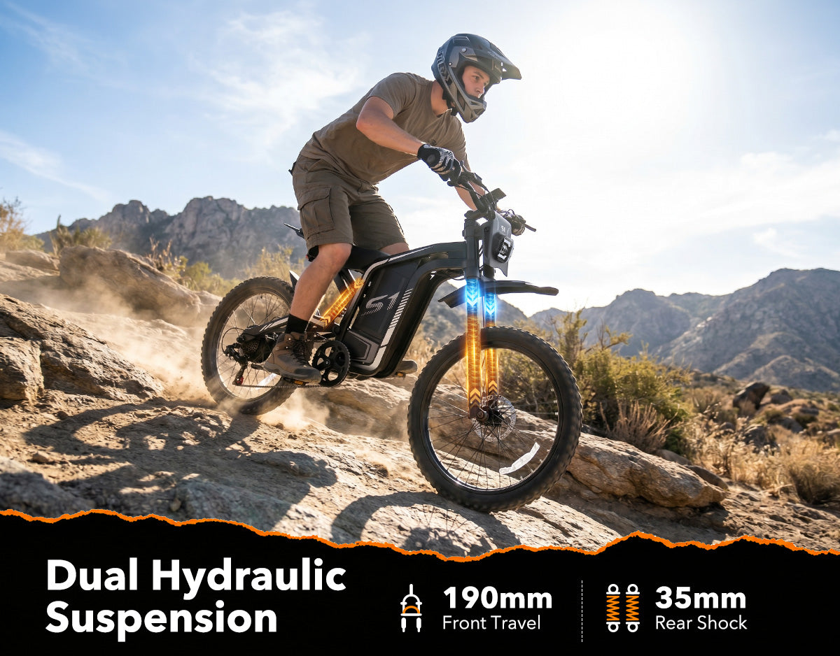 Qlife VELA S1 Electric Off Road Dirt Bike Suspension System